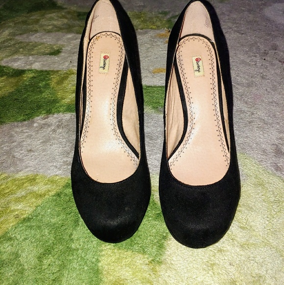 EUC Olsenboye Suede Platform Pumps - Picture 6 of 8